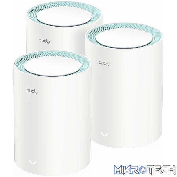 Cudy AX1500 Gigabit Mesh Wi-Fi 6 System – 3 Pack Cudy AX1500 Gigabit Mesh Wi-Fi 6 System – 3 Pack