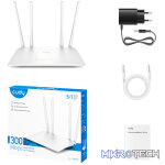 Cudy WR300S 300Mbps 5-Port Wi-Fi 4 Router – White - Image 6