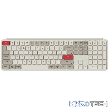 Keychron B6 Pro Ultra-Slim 100% Wireless Keyboard – Retro Red