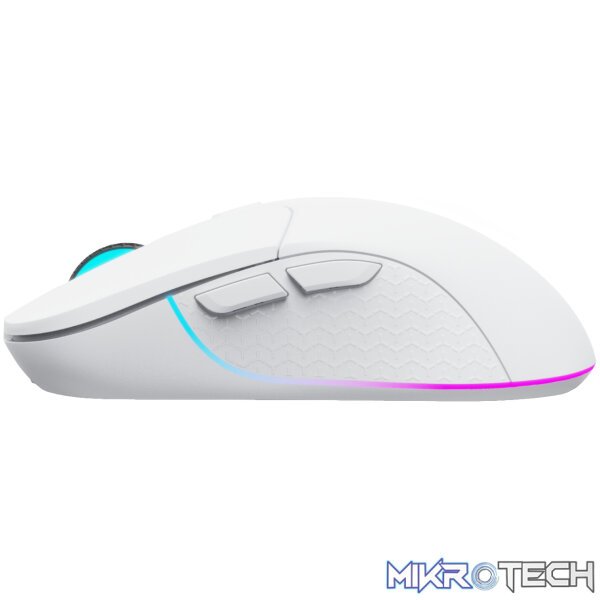 Keychron M3 RGB Wireless Optical Mouse - White - Image 3