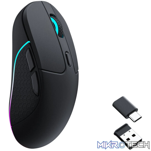 Keychron M3 RGB Wireless Optical Mouse – Black - Image 2