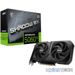 MSI GeForce RTX 5060 Ti SHADOW 2X OC PLUS 128-bit GDDR7 8GB Graphics Card