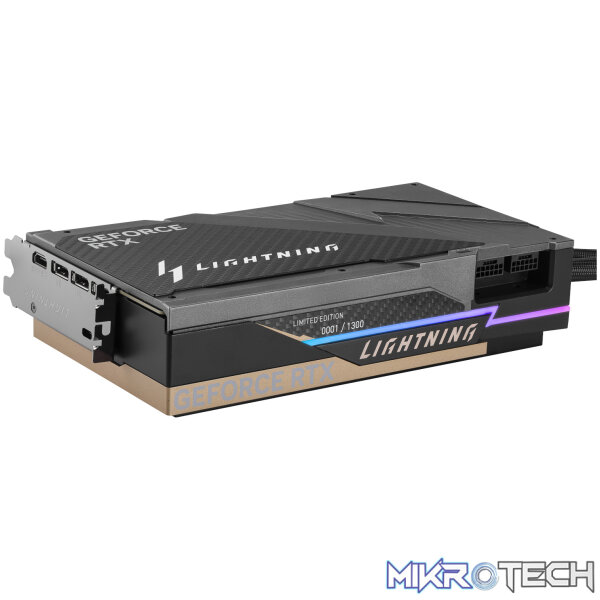 MSI GeForce RTX 5090 32G LIGHTNING Z LCD Liquid Cooled Graphics Card - Image 6