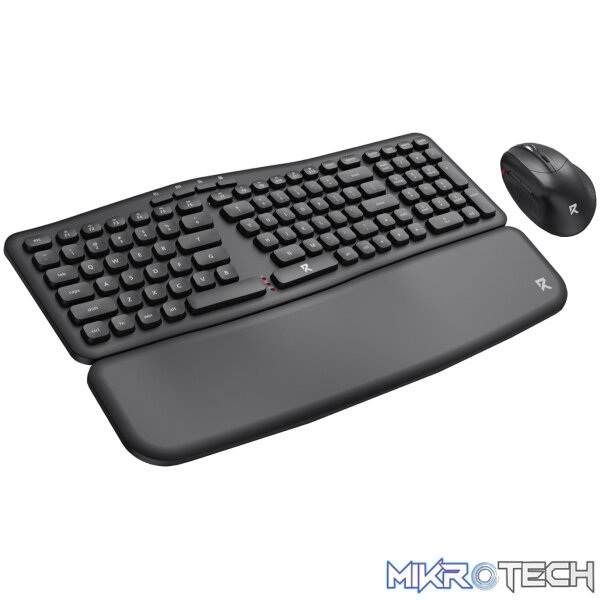 Redragon BS7161 2.4G Wireless Keyboard and Mouse Combo - Black - Image 2