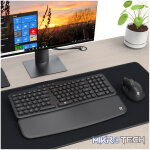 Redragon BS7161 2.4G Wireless Keyboard and Mouse Combo - Black - Image 4