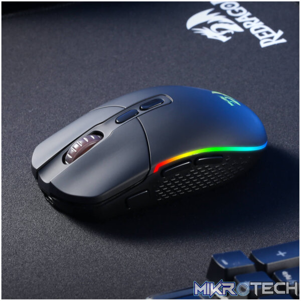 Redragon M719 Pro INVADER 10000DPI 2.4GHz Wireless Gaming Mouse - Black - Image 5