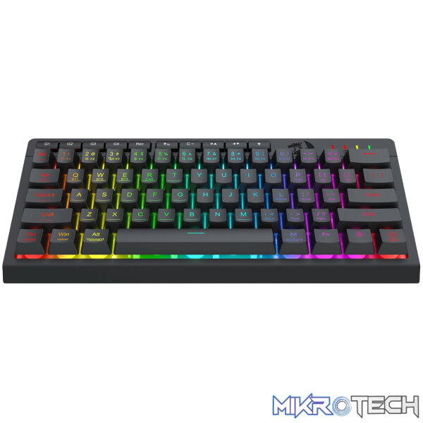 Redragon SHIVA K522 PRO RGB Wireless Gaming Keyboard- Black - Image 2
