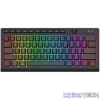 Redragon SHIVA K522 PRO RGB Wireless Gaming Keyboard- Black