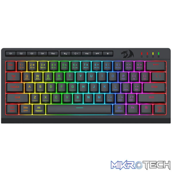 Redragon SHIVA K522 PRO RGB Wireless Gaming Keyboard- Black Redragon SHIVA K522 PRO RGB Wireless Gaming Keyboard- Black