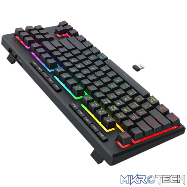 Redragon SHIVA PRO Wireless keyboard - Black - Image 5