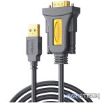 UGREEN USB 2.0 to RS-232 Serial Adapter Cable (USB-A Male to DB9 Male)-Black - Image 2