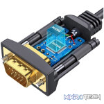 UGREEN USB 2.0 to RS-232 Serial Adapter Cable (USB-A Male to DB9 Male)-Black - Image 4