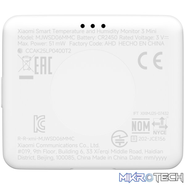 Xiaomi Smart Temperature and Humidity Monitor 3 Mini - Image 4