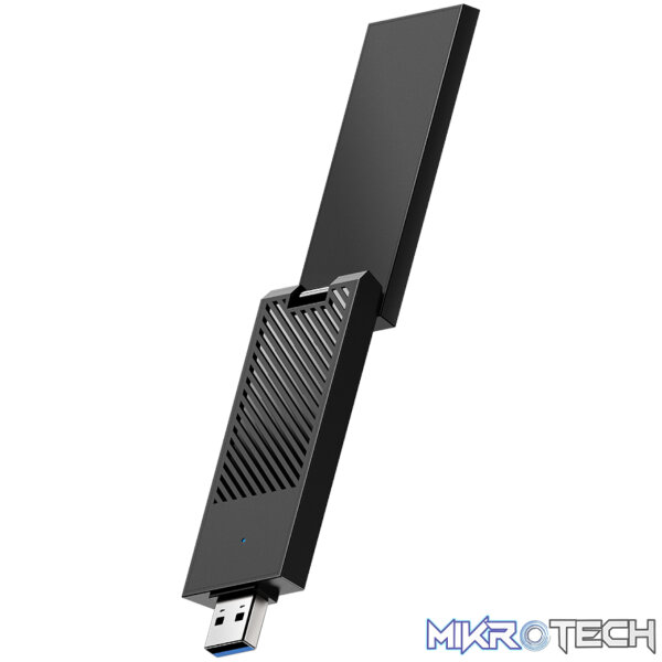 Cudy AX5400 Wi-Fi 6E USB 3.0 Tri-Band High-Gain Adapter-Black - Image 3