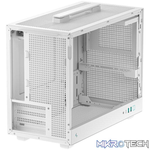 DeepCool CH160 PLUS Micro-ATX Chassis - White - Image 5