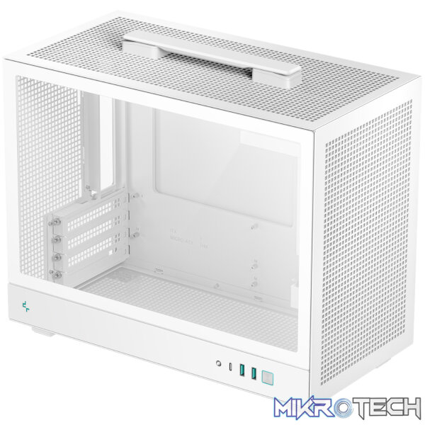 DeepCool CH160 PLUS Micro-ATX Chassis - White - Image 6