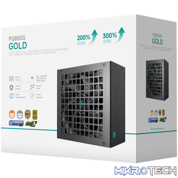 DeepCool PQ850M 850W 80 PLUS GOLD Fully Modular Power Supply - Image 6