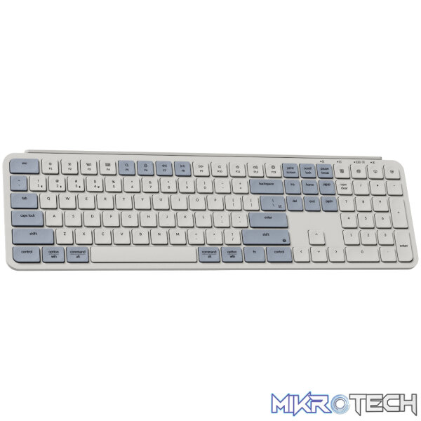 Keychron B6 Pro Ultra-Slim 100% Wireless Keyboard - Retro Blue - Image 2