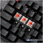 Keychron K8 QMK 80% TKL Wireless Mechanical Keyboard V2 Red Switches - Black - Image 4
