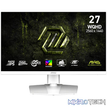 MSI MAG 274QRFW E20 27" WQHD 200Hz IPS Gaming Monitor - White
