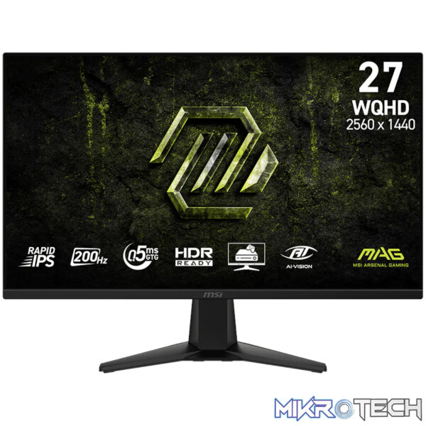 MSI MAG 275QF E20 27" WQHD 200Hz IPS Gaming Monitor MSI MAG 275QF E20 27" WQHD 200Hz IPS Gaming Monitor
