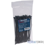 PCBuilder LOCKDOWN 150mm Cable Ties (100 pcs) - Black - Image 3