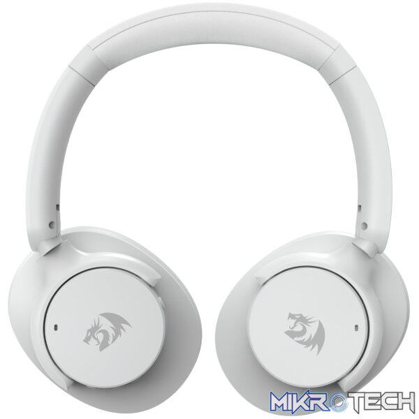 Redragon H610 VIBECORE ANC Bluetooth Wireless Over-ear Headphones – White - Image 6