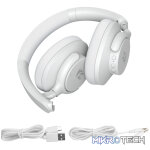 Redragon H610 VIBECORE ANC Bluetooth Wireless Over-ear Headphones – White - Image 7