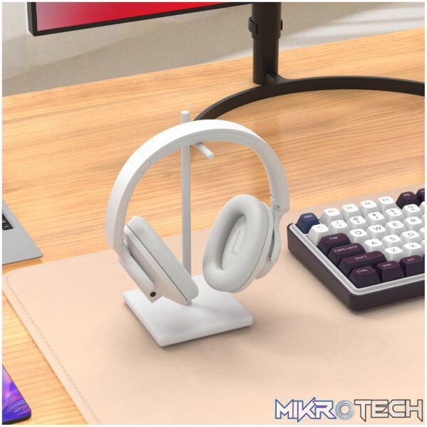 Redragon H610 VIBECORE ANC Bluetooth Wireless Over-ear Headphones – White - Image 9