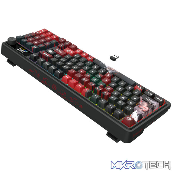 Redragon K719AK ARTEMIS PRO RGB Wireless LCD Mechanical Gaming Keyboard - Image 4