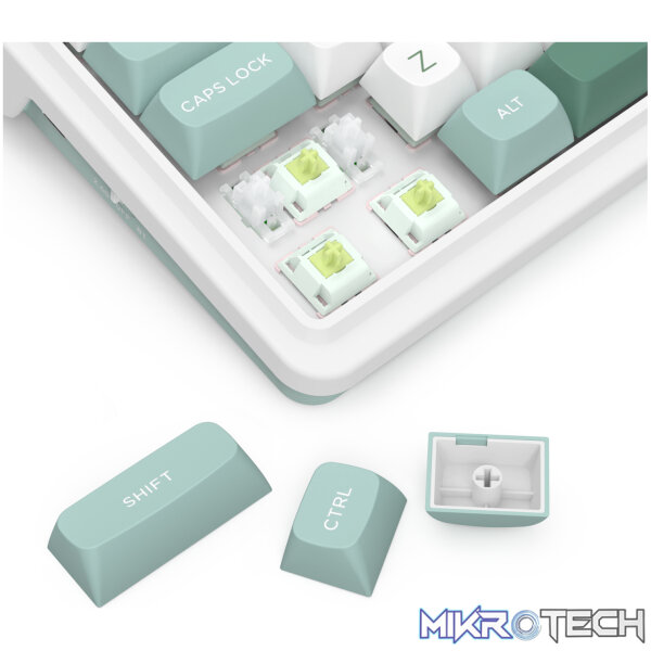Redragon K719WGB GALATIN RGB PRO Full sized Wireless Gaming Keyboard - White - Image 5