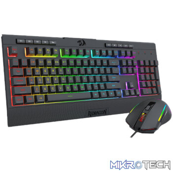 Redragon S136 Gaming Keyboard and Mouse Combo-Black