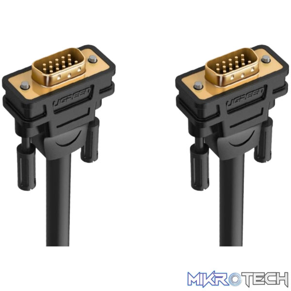 UGREEN VGA Male to Male Cable 5m 1080p -Black - Image 2