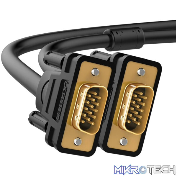 UGREEN VGA Male to Male Cable 5m 1080p -Black UGREEN VGA Male to Male Cable 5m 1080p -Black