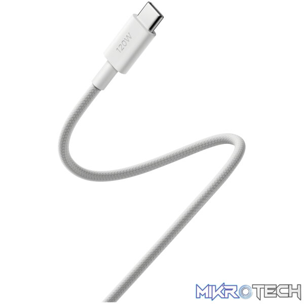 Xiaomi USB4 6A USB Type-C To USB Type-C Braided Cable 2m- (120W, 480 Mbps) - Image 3