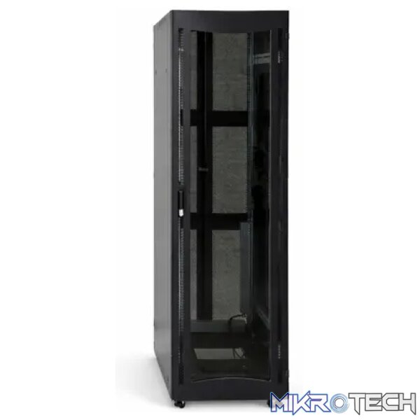 16U 600x800 Floor Server Cabinet - Glass - Networking - Image 6