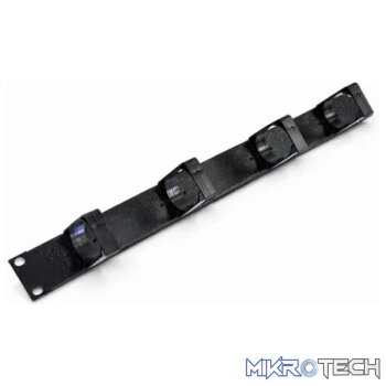 1U Plastic Ring Panel Cable Management - Networking