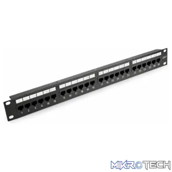 24 Port CAT6 UTP Patch Panel - Networking 24 Port CAT6 UTP Patch Panel - Networking