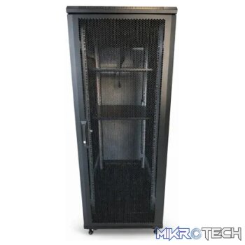 27U 600x1000 Floor Server Cabinet - Perforated - Networking