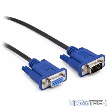 3m 15p{M} To 15p{F} VGA Extension Cable - Components