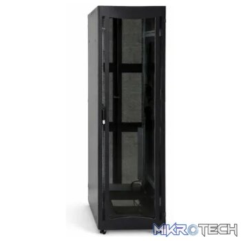 42U 600x800 Floor Server Cabinet - Glass - Networking