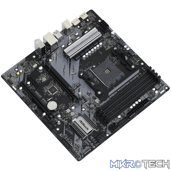 ASRock B550 Phantom Gaming 4 AM4 M-ATX Motherboard - Image 3