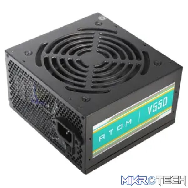 Antec Atom V550 550W Non-Modular Black Desktop Power Supply - Image 3
