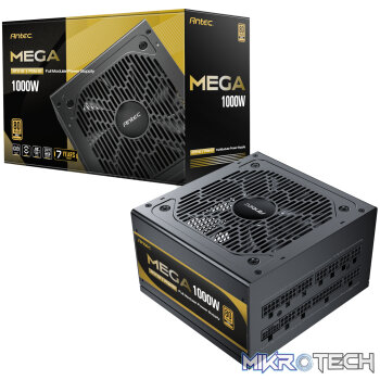 Antec MEGA 1000W 80 PLUS Gold ATX3.1 PCIE5.1 Fully Modular Power Supply