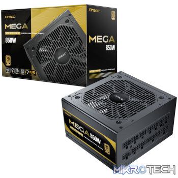 Antec MEGA 850W 80 PLUS Gold ATX3.1 PCIE 5.1 Fully Modular Power Supply