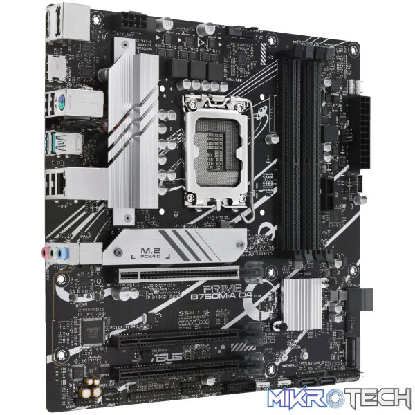 Asus PRIME B760M-A D4 CSM LGA 1700 M-ATX Motherboard - Image 3