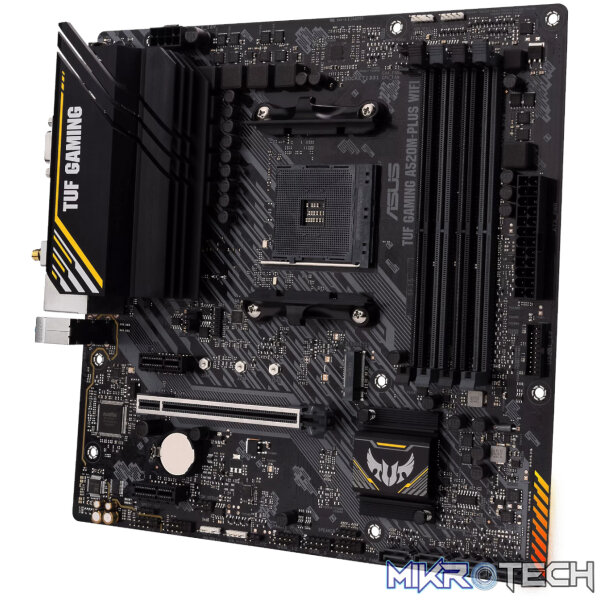 Asus TUF Gaming A520M-PLUS WiFi AM4 and Asus Prime LC 240 ARGB Liquid CPU Cooler Bundle - Image 2