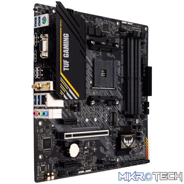 Asus TUF Gaming A520M-PLUS WiFi AM4 and Asus Prime LC 240 ARGB Liquid CPU Cooler Bundle - Image 3