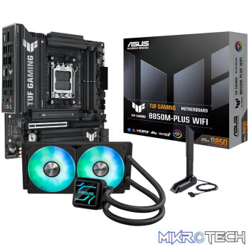 Asus TUF Gaming B850M-PLUS WIFI and Asus Prime LC 240 ARGB Liquid CPU Cooler Bundle
