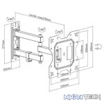 Bracket 23" -  43" Full Motion, 30Kg - Image 3
